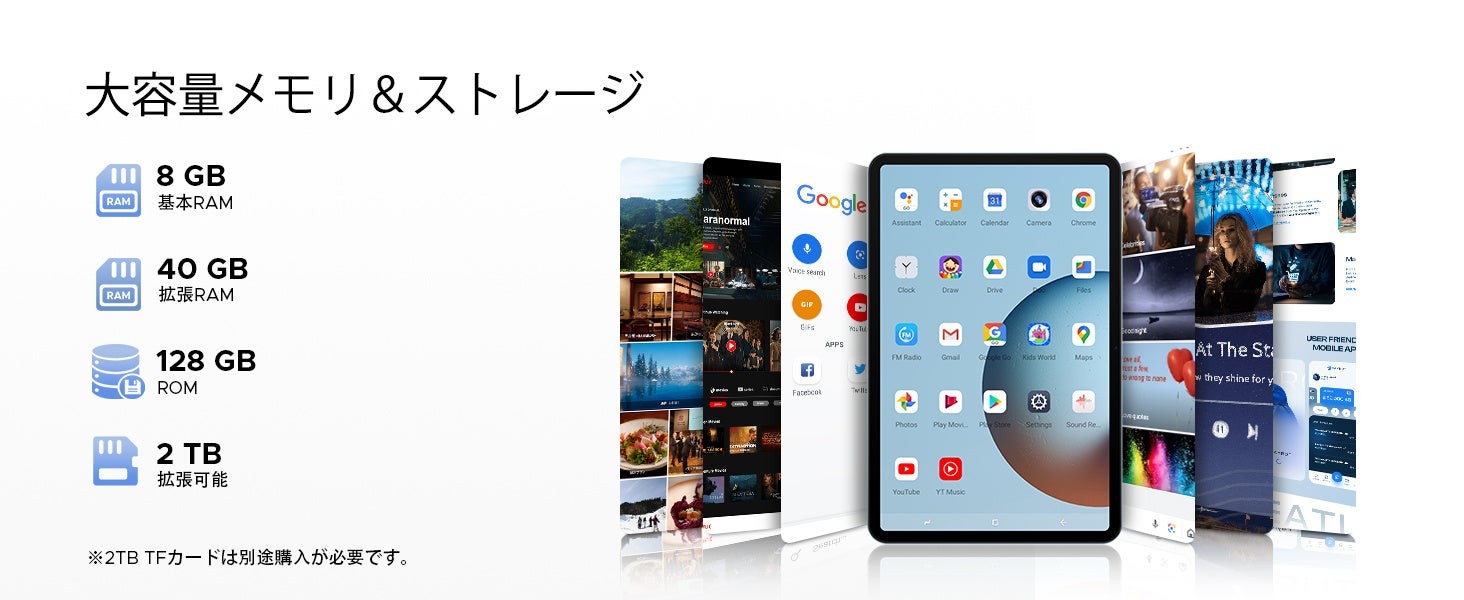 P13 セット版 13.4インチ Android 16 タブレット