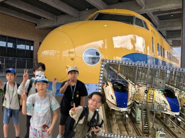 提供画像（ドクターイエローと北陸新幹線の車両基地）