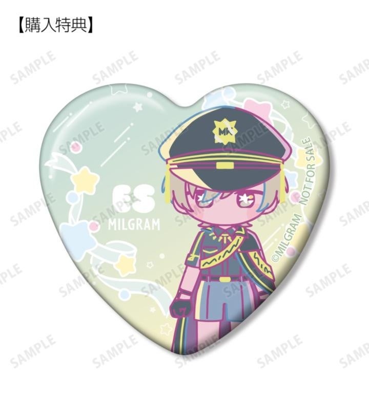 エス B ゆめぷち ハート型缶バッジ 当ショップ限定特典
