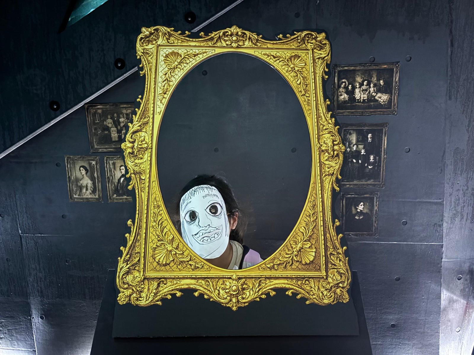 ハロウィンのフォトブース