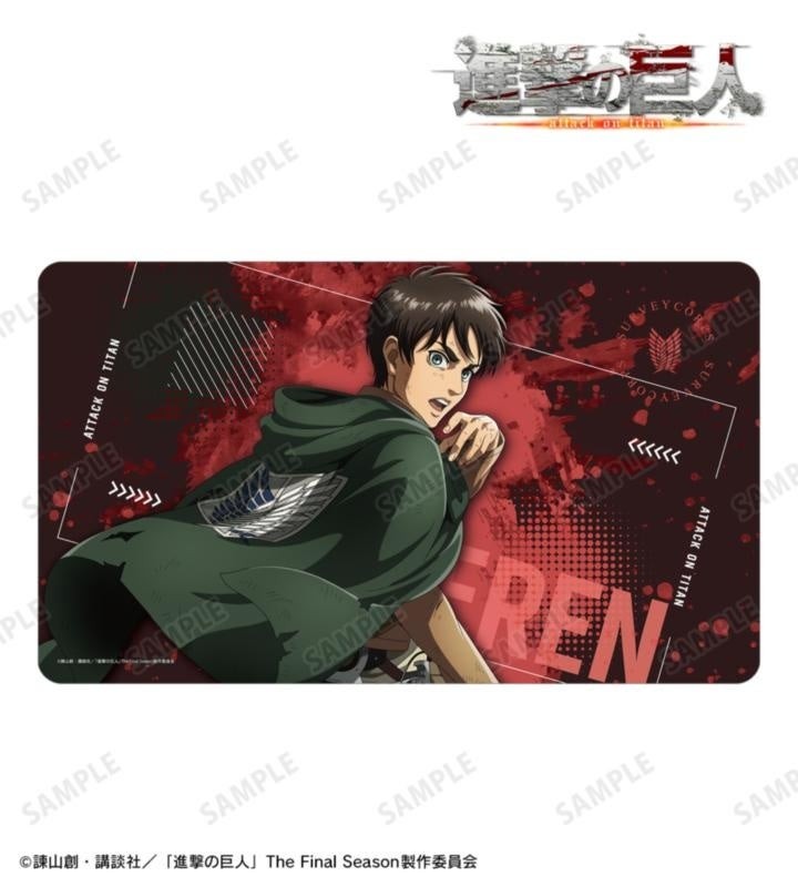 描き下ろし エレン 戦う背中ver. 第2弾 マルチデスクマット
