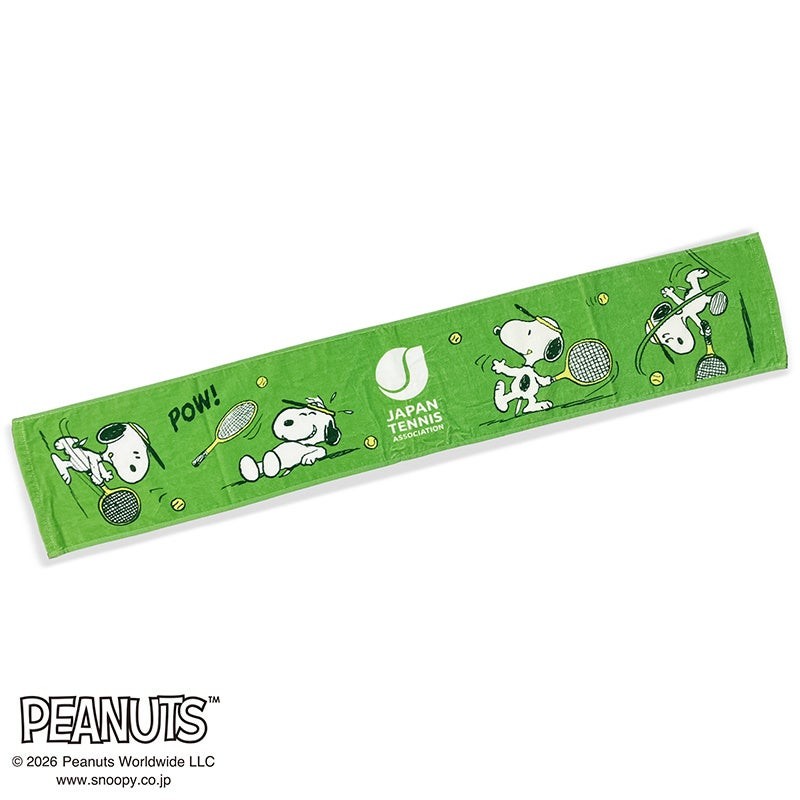 SNOOPY プリントタオルマフラー