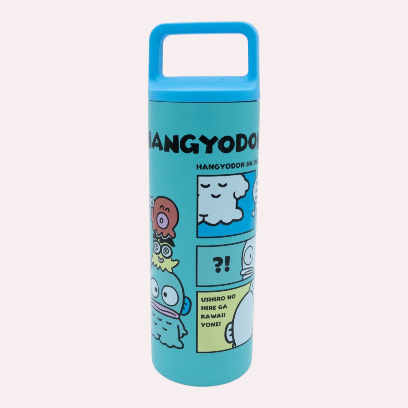 スクエアハンドル付ステンレスマグボトル450ml ハンギョドン