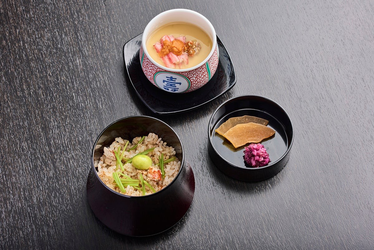 蒸し物・御食事・香の物