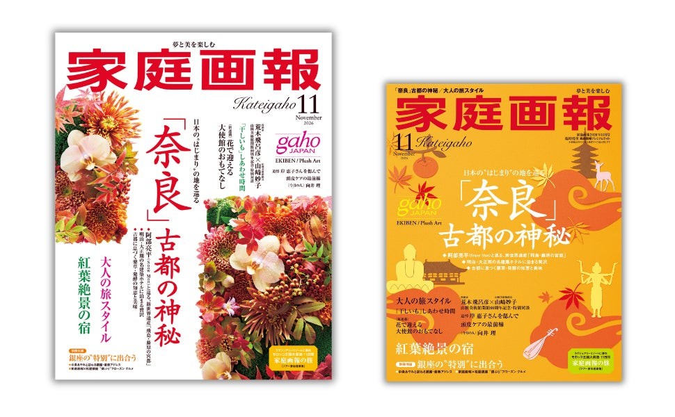 『家庭画報 2026年11月号』表紙