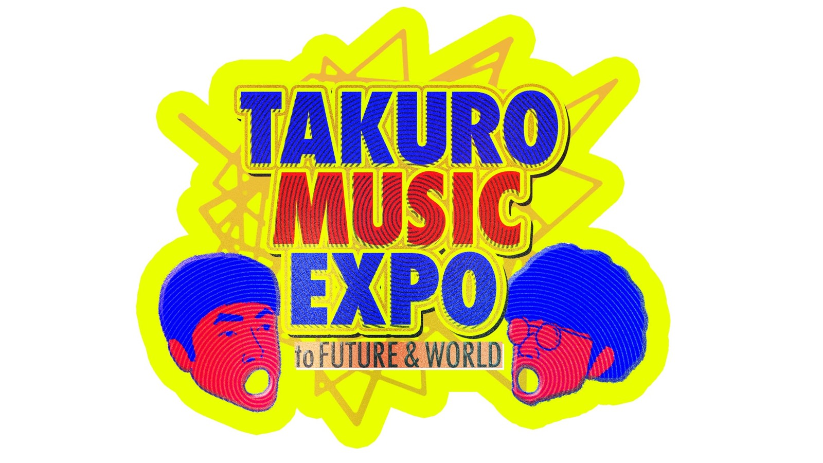 TAKURO MUSIC EXPO to FUTURE & WORLD ロゴ