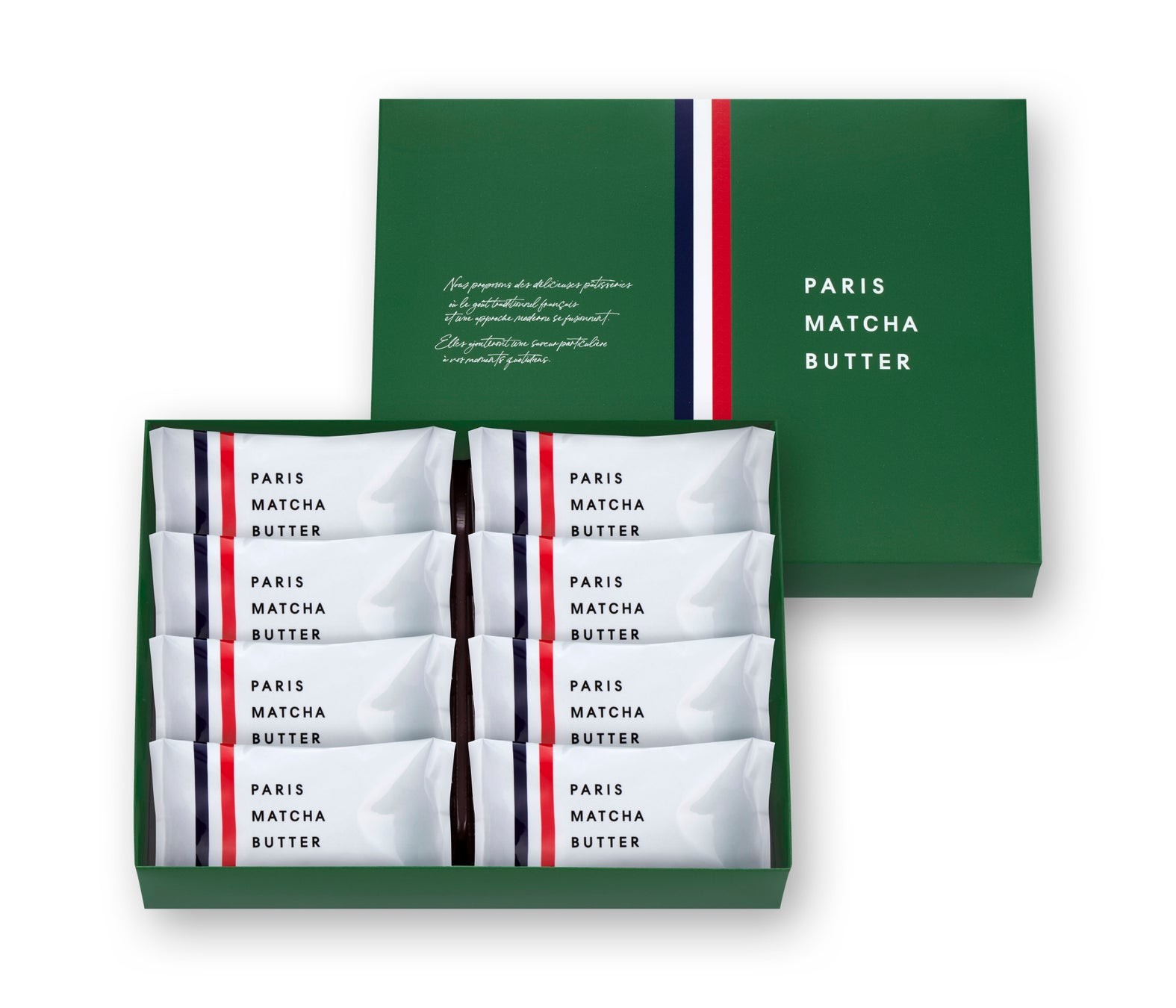 抹茶とバターが重なるラングドシャ「PARIS MATCHA BUTTER」