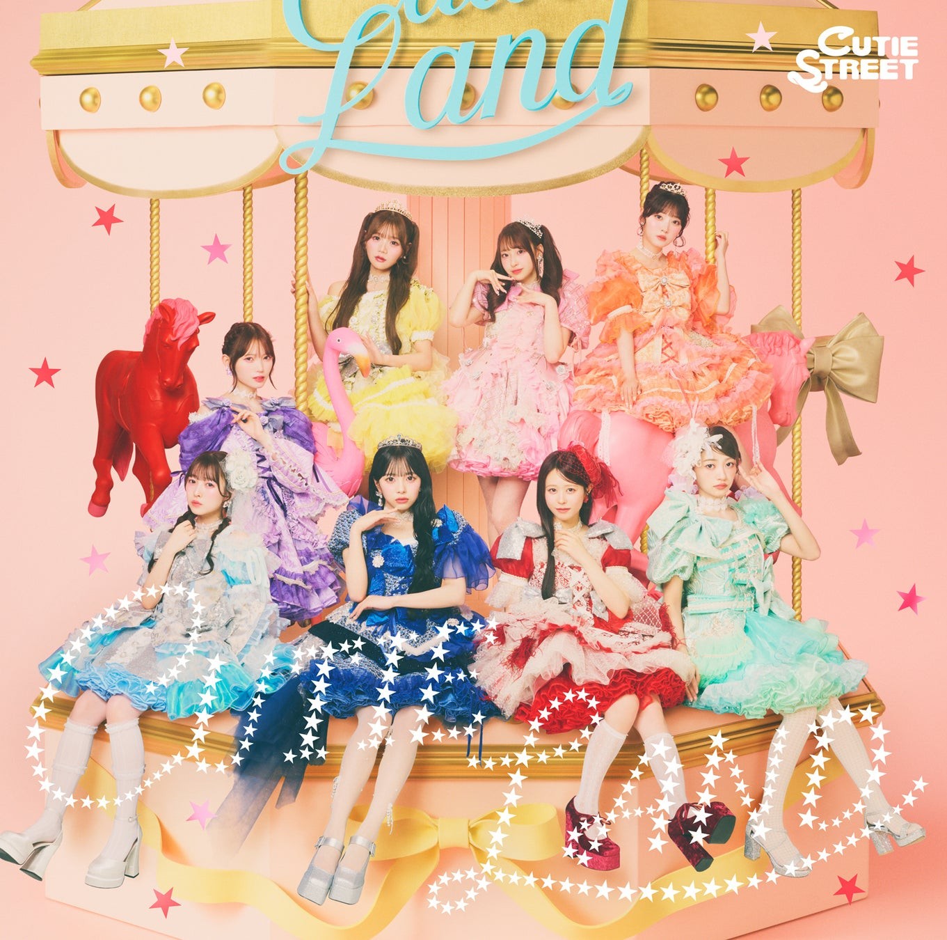 CUTIE STREET 1stアルバム『CUTIE LAND』通常盤のジャケット写真