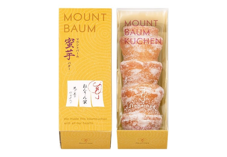 マウントバーム 蜜芋バターのパッケージと中身