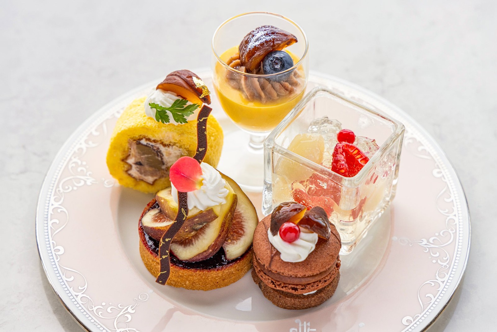 昼｜アフタヌーンティーセット ～マロン＆秋のフルーツ～