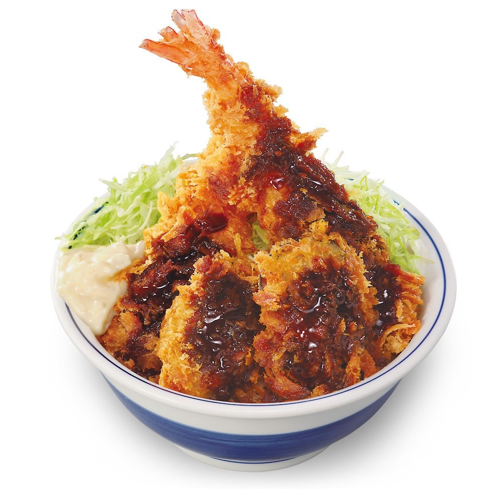 牡蠣と大海老の海鮮フライ丼