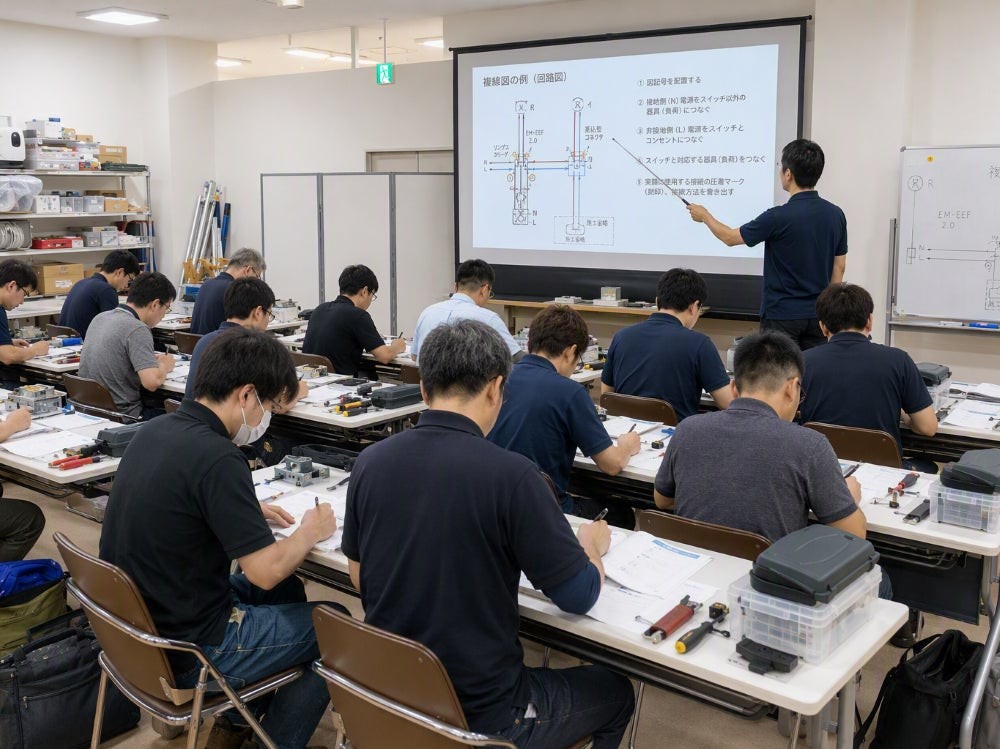 社内研修の様子①