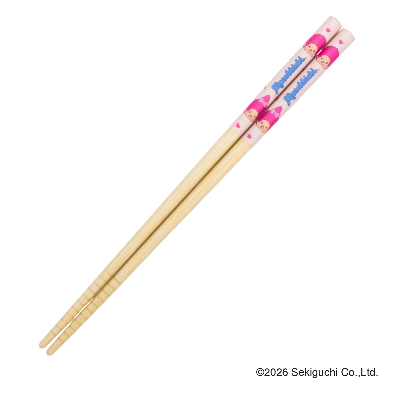 竹箸21cm モンチッチCOLORS ピンク