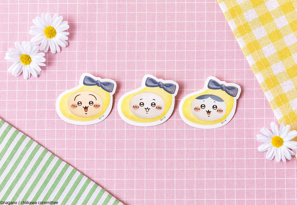 ちいかわバナナプリンケーキ オリジナルステッカー