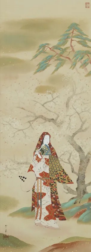 堂本印象《桜狩》の作品画像