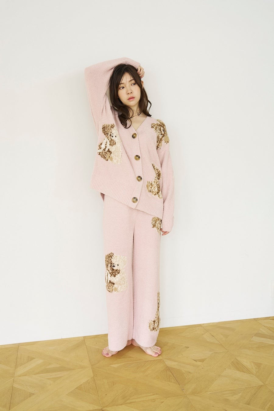 【SHOP LIMITED】ベアニットロングパンツ