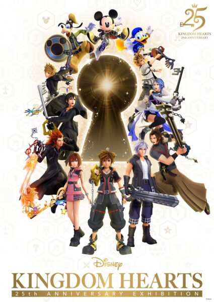 「KINGDOM HEARTS 25th ANNIVERSARY EXHIBITION」キービジュアル