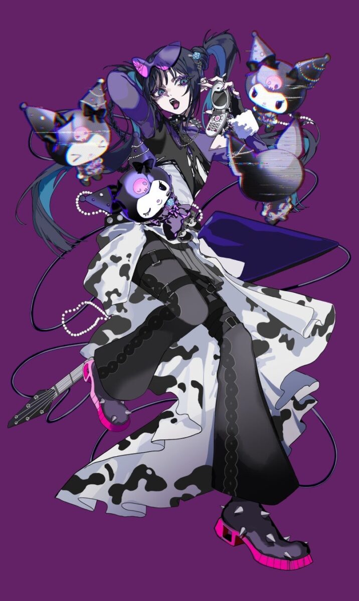 KUROMIとAdoのコラボレーションビジュアル