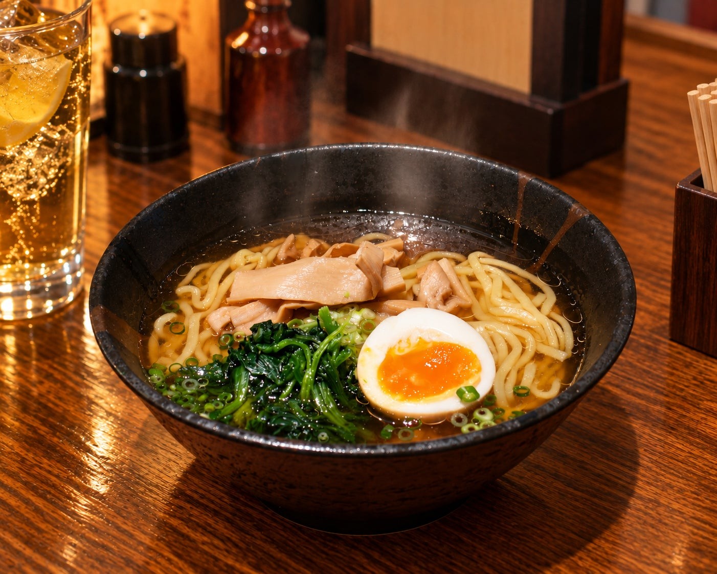 〆には、やっぱり!「醤油ラーメン」