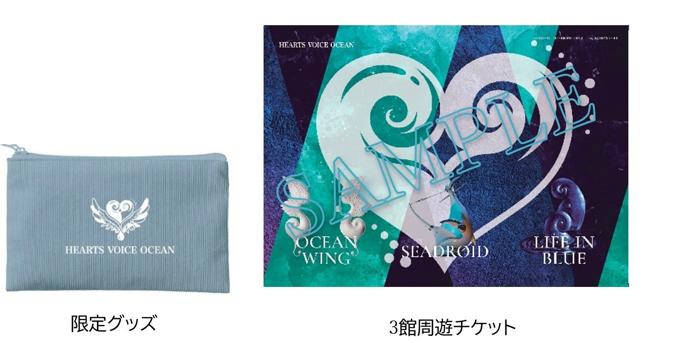 限定グッズ／3館周遊チケット（サンプル）
