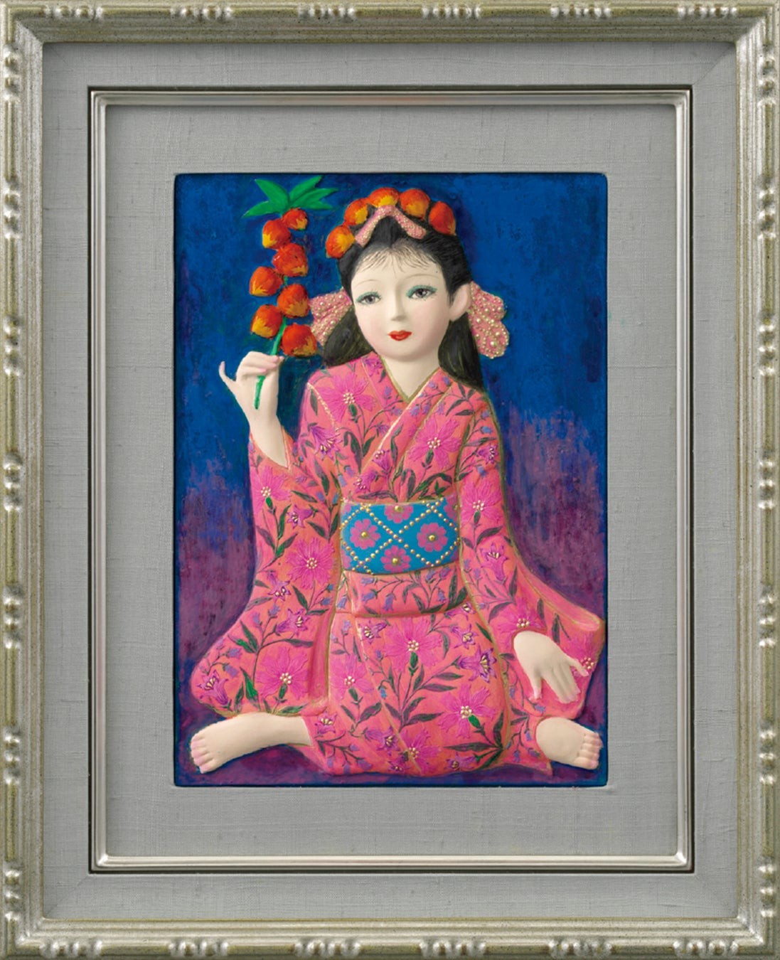 奥田小由女「ほおずきの紅」