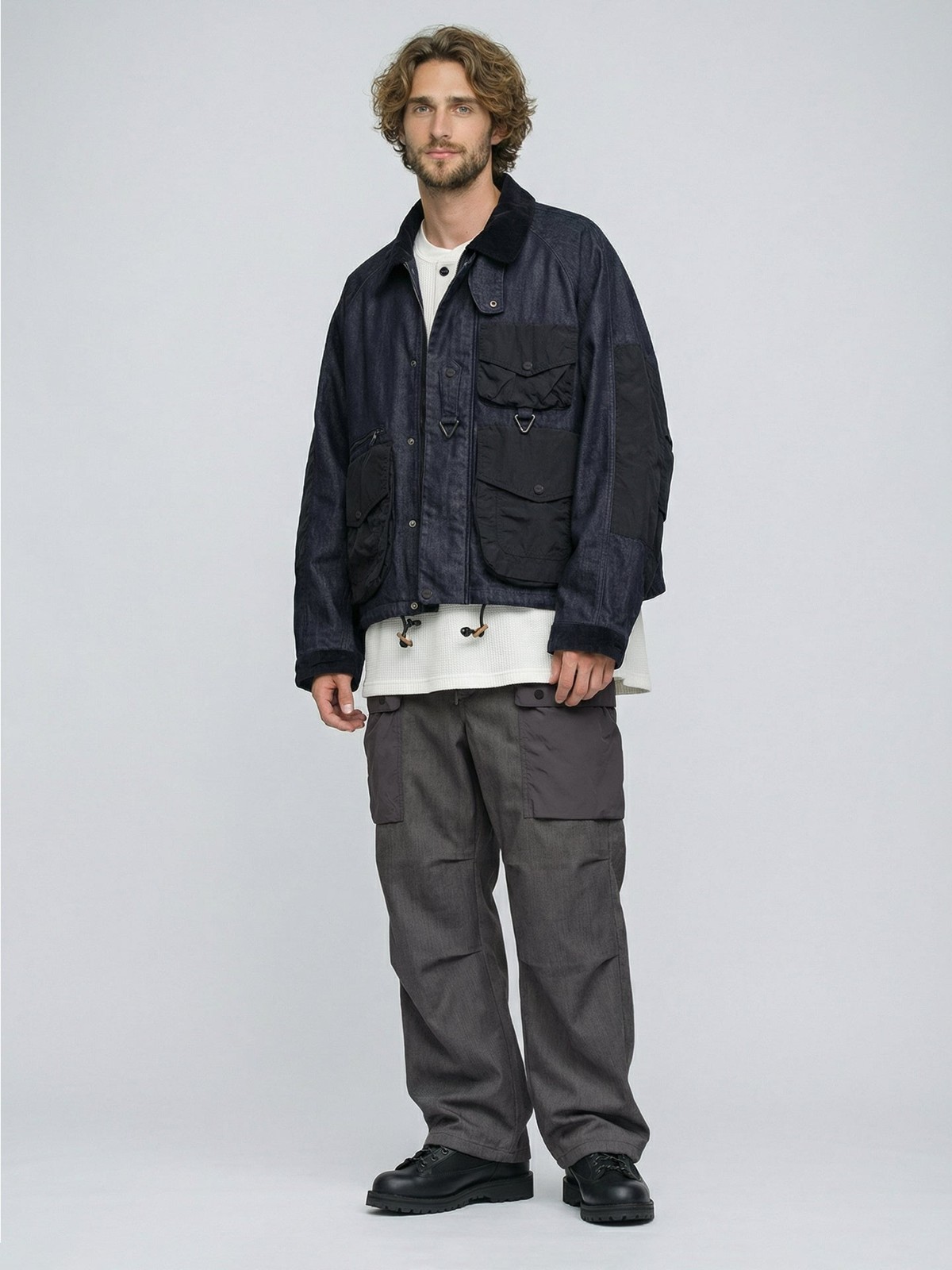 SOLOTEX(R) Denim Short Coverallの着用例