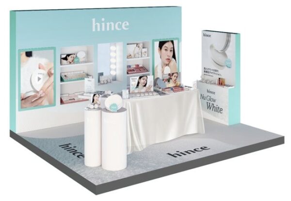 渋谷ロフトのhince POP UP STORE会場イメージ