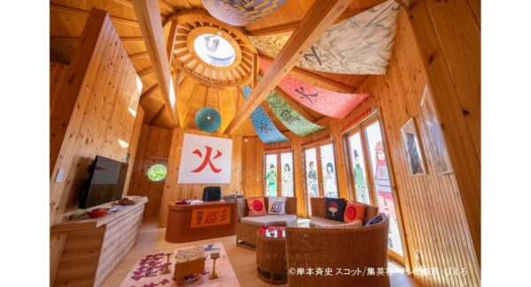 GRAND CHARIOT 北斗七星135°のNARUTOコラボルーム内観（アイキャッチ）