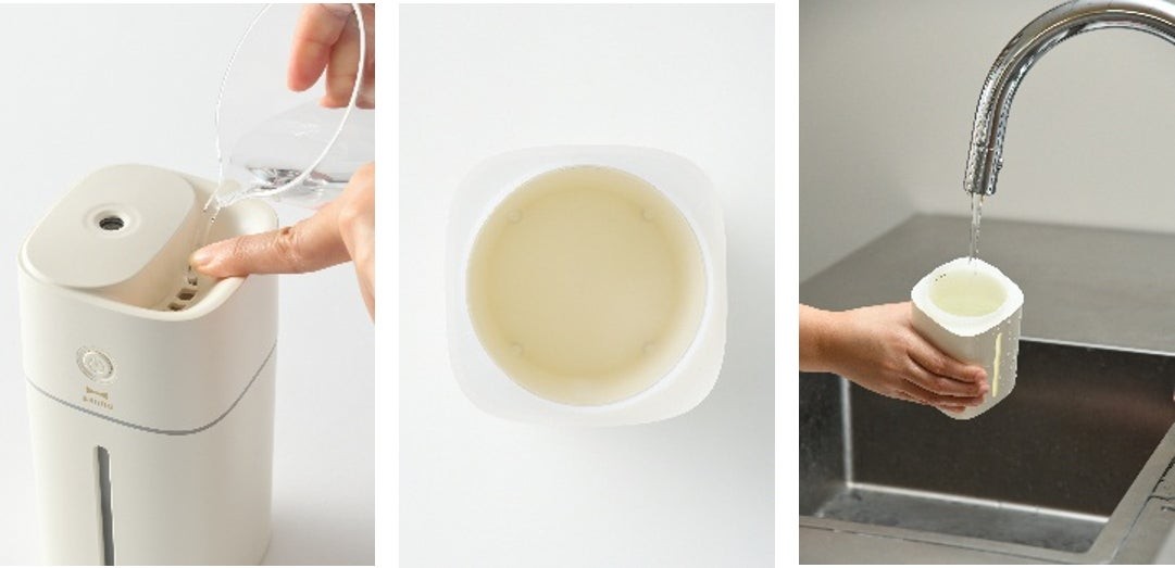 上部給水コードレス加湿器 EASY MIST