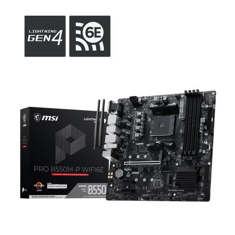 MSI「PRO B550M-P WIFI6E」