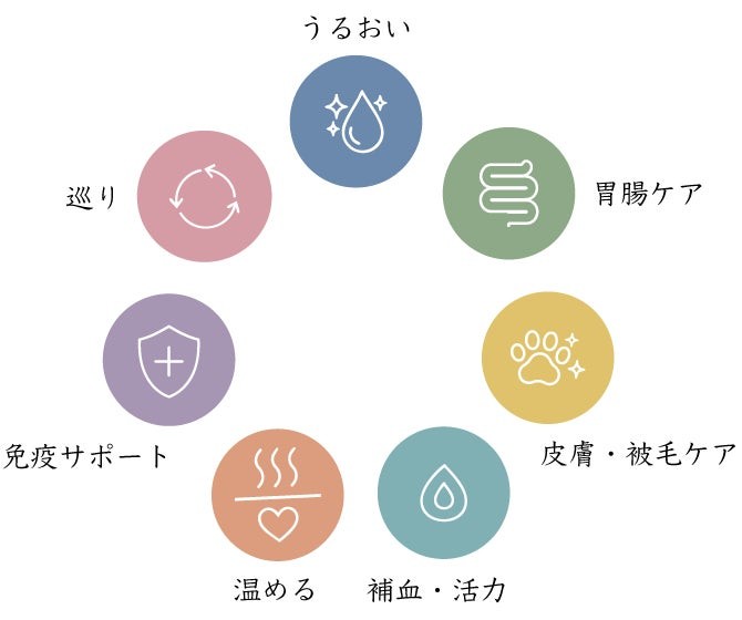 秋冬に取り入れたい食材要素のアイコン