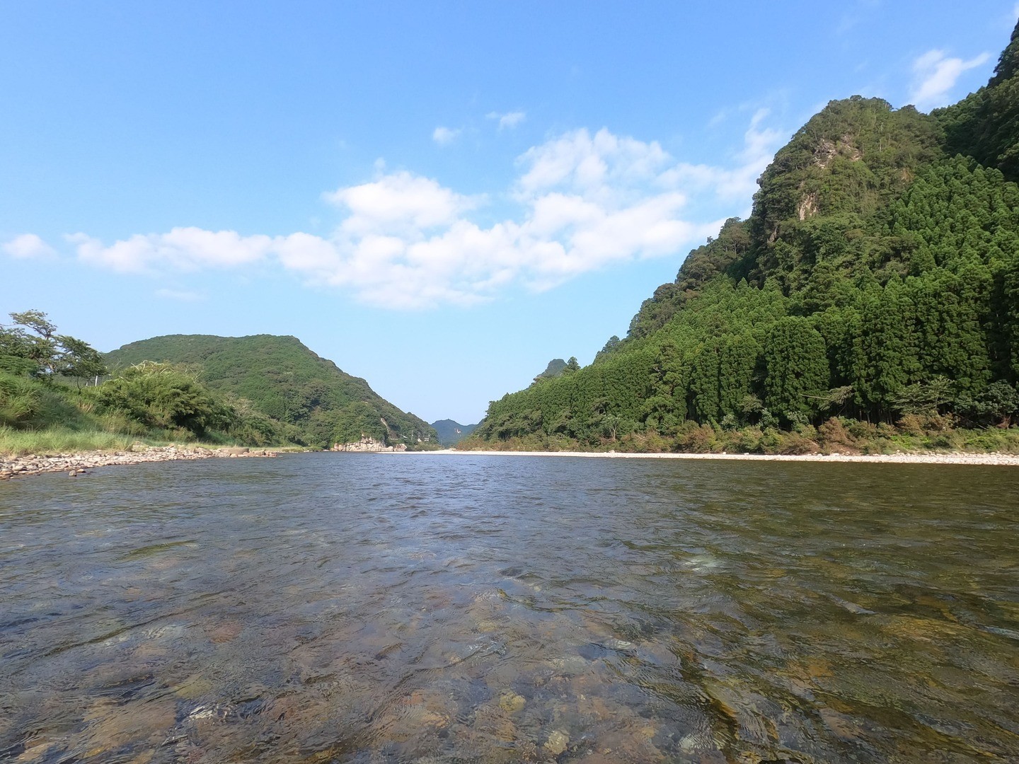 南紀・古座川の川の風景
