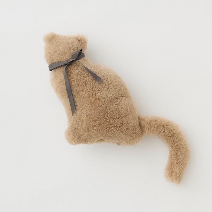 LOOM＆SPOOL 猫のシルエットのクッション
