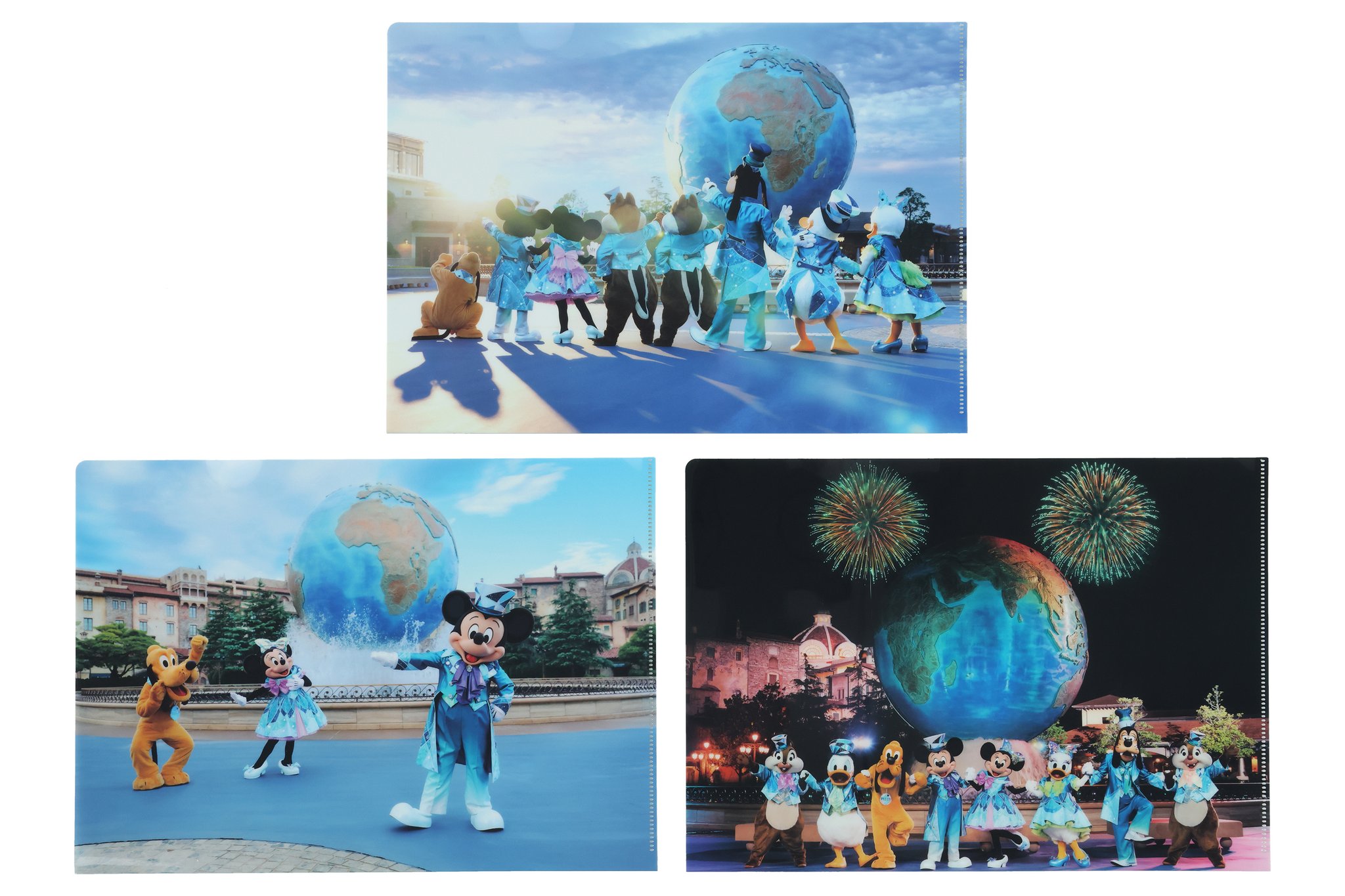 クリアホルダーセット：ミッキー＆フレンズ