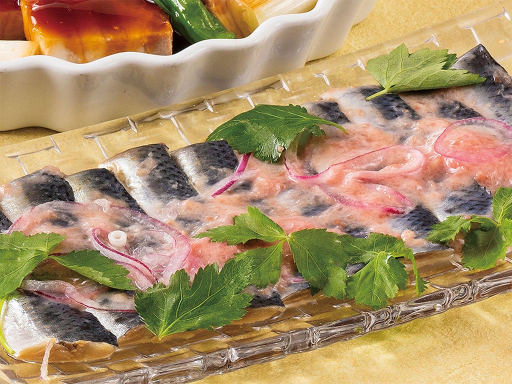 千葉県産イワシのマリネ 梅干し風味