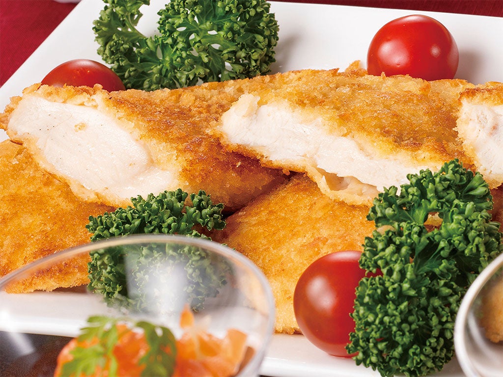 鶏むね肉のカツレツ トマトソース