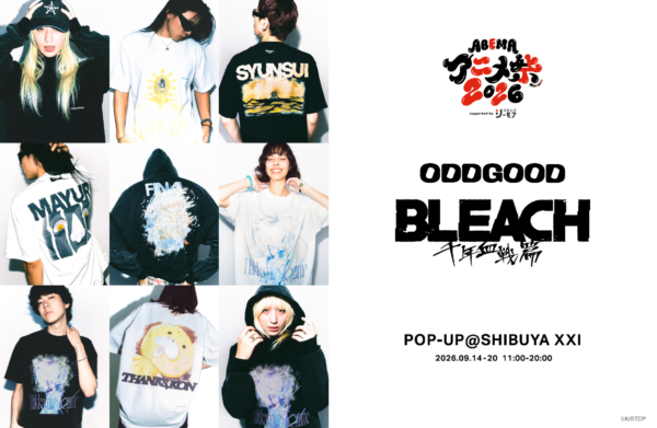 ODDGOOD×BLEACH千年血戦篇 アパレルコレクション着用イメージ