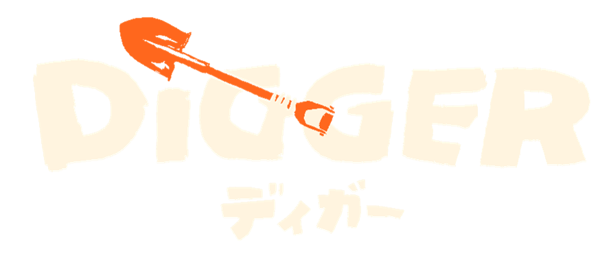「DIGGER／ディガー」のロゴマーク
