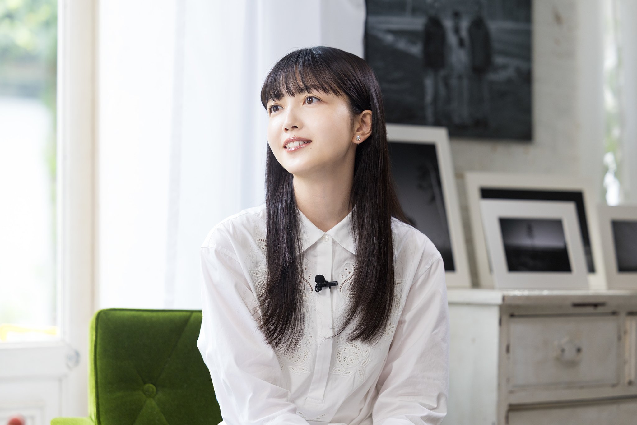 久保史緒里さんのインタビューカット