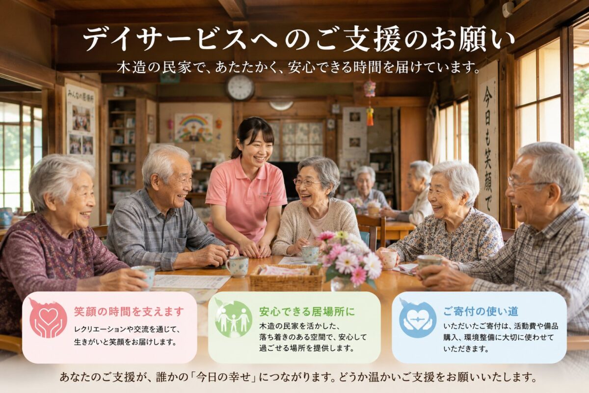 デイサービスへのご支援のお願い