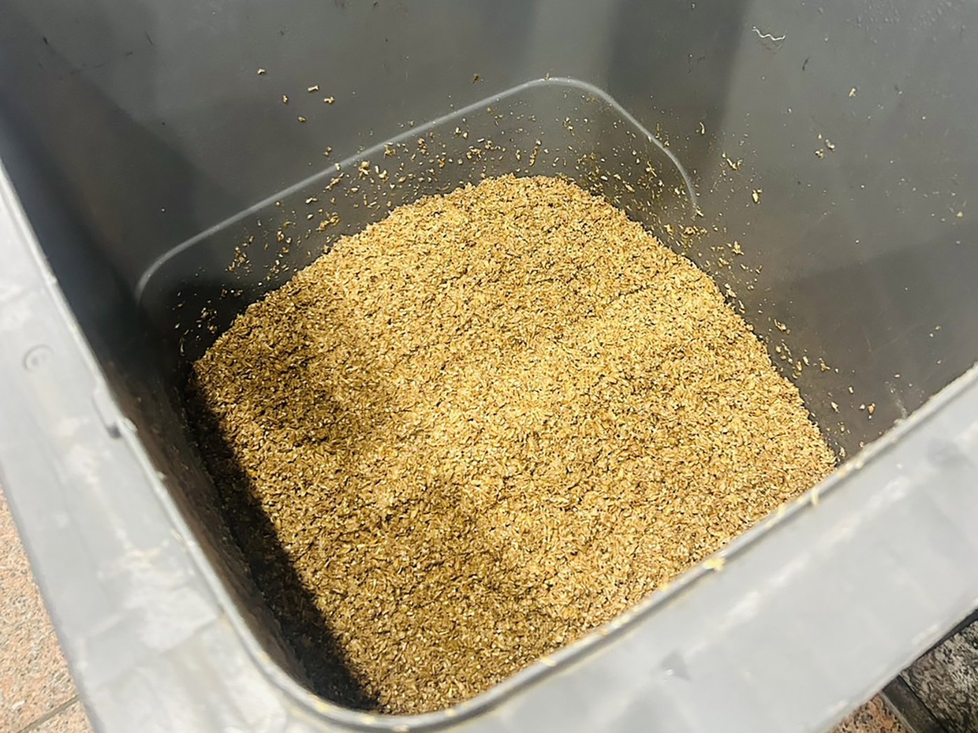 ビール製造時に発生するモルト粕(2)
