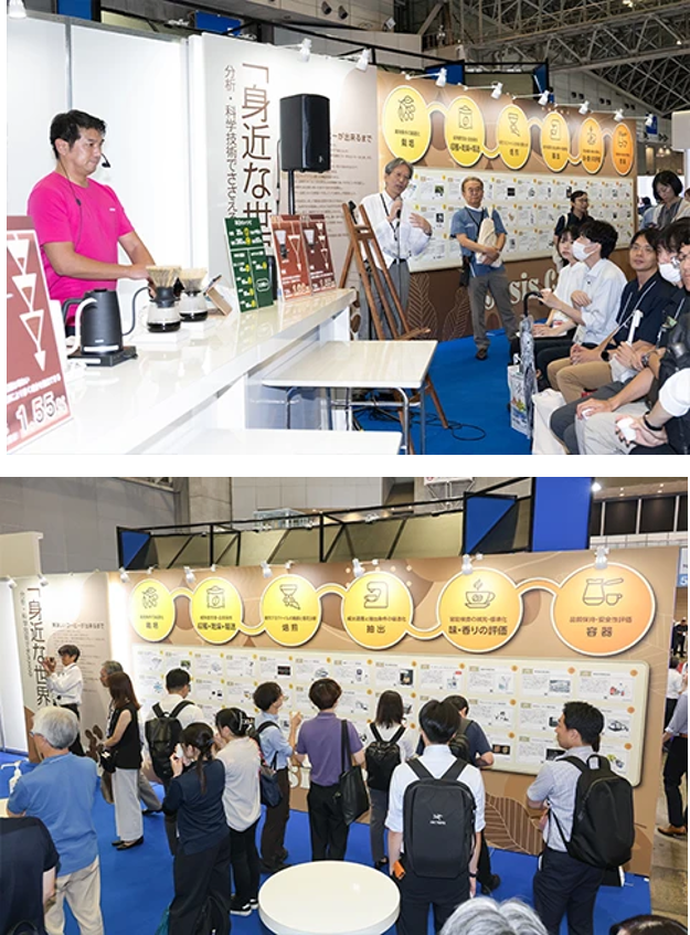 ちょこラボのハンドドリップ実演