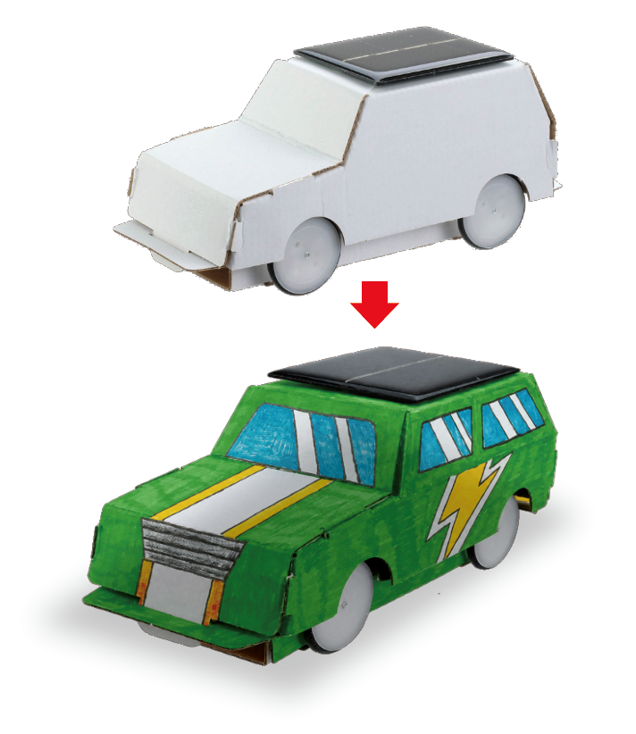 【太陽光発電自動車 イメージ画像】