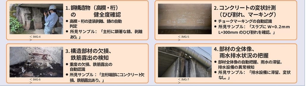 AIが生成した所見文のサンプル画面