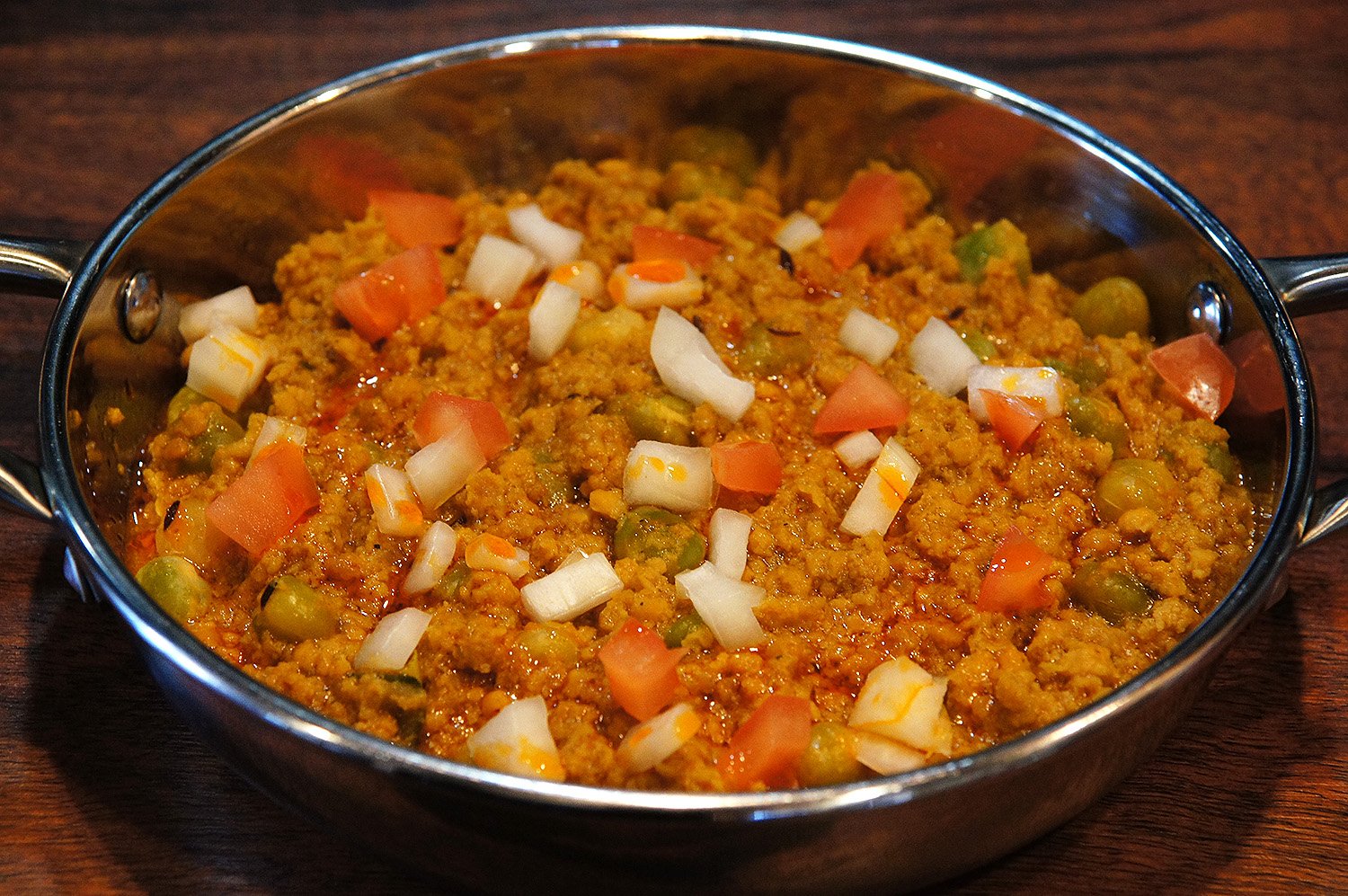 デイリーカレーの一例:キーマ・マタル