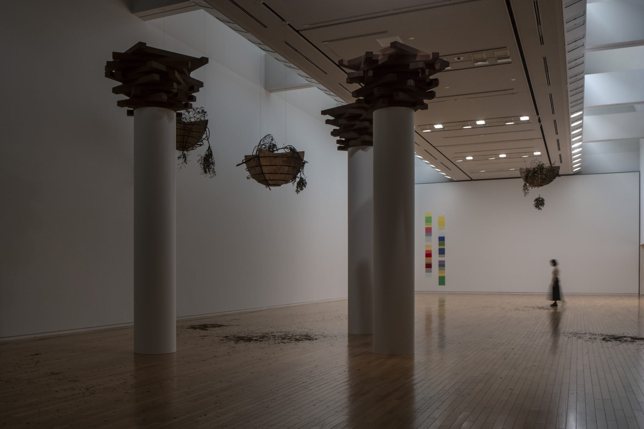 「ほぼ空：青木淳＋リチャード・タトル」展示風景