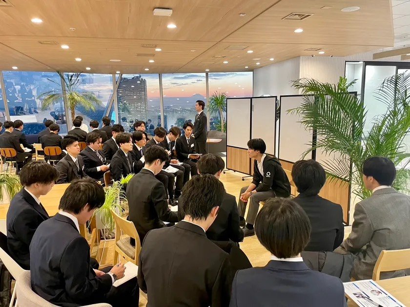 提携企業との就職イベントの様子
