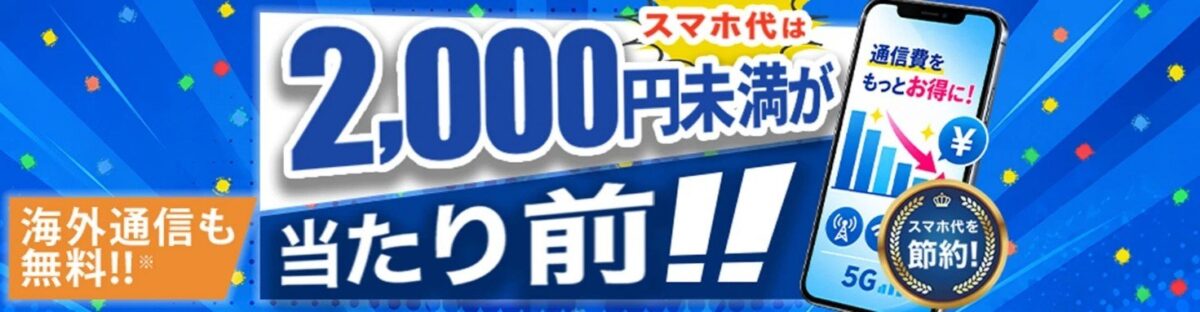 HISモバイル「自由自在3.0」