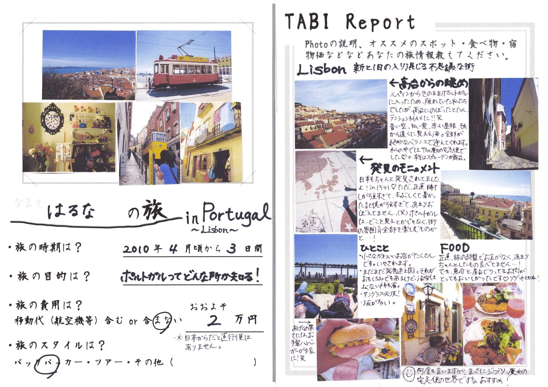 世界に一つだけの旅ノート