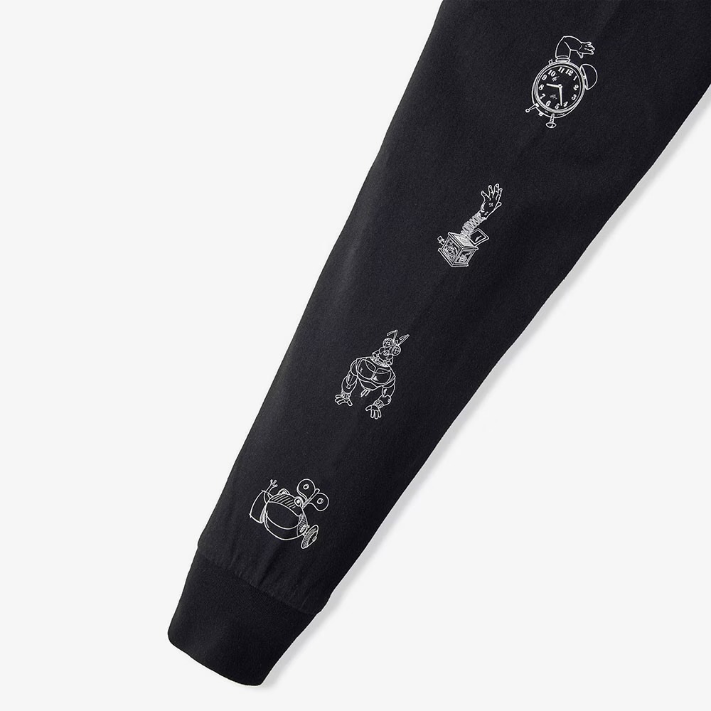 ユニセックスロングＴシャツ「シド／トイ・ストーリー」　袖デザイン2